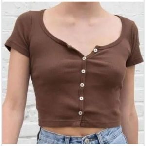 Brandy Melville Brown Tee
